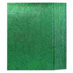 A4 GLITTER FOAM STICKER SHEET D GREEN CH4-A4DGN